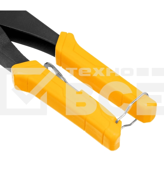 Заклепочник ручной Denzel 285 мм, поворотный, 0-360, заклепки 2,4-3,2-4,0-4,8 мм