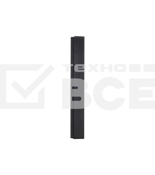 Рамка 1 - местная Эпика EKF UP1-FPB-01 черная, пластик