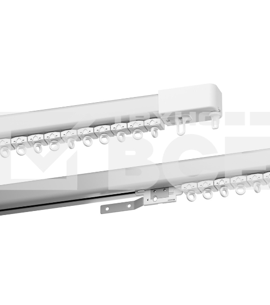 Умный карниз для штор Яндекс, длина 2,4-4,5 м, работает с Алисой, Zigbee, YNDX-00592