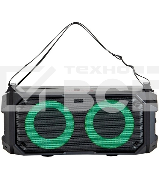 Колонка портативная Ural Молния Молния 600 черный 60W 2.0 BT/3.5Jack 3000mAh