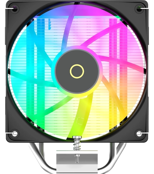 Кулер для процессора Ocypus Delta A40 SE BK ARGB, 120мм ARGB FAN, Top ARGB Panel, 4 HEAT PIPES, 4-PIN PWM, 800-1800 RPM, 31DBA, HYDRO BEARING, LGA115X/1200/1700/18XX, AM4/AM5