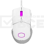 Мышь проводная Cooler Master MM-310-WWOL1 белый, 12000 dpi, USB Type-A, кнопки - 6, фото 1