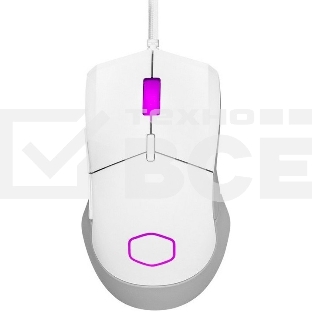 Мышь проводная Cooler Master MM-310-WWOL1 белый, 12000 dpi, USB Type-A, кнопки - 6