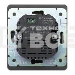 Розетка Kranz ROUND USB-A+Type-C 3А с функцией быстрой зарядки титан, фото2