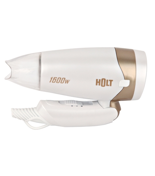 Фен HOLT HT-HD-003 белый, 1600 Вт, компактный