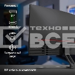 Монитор Digma Overdrive 27A510Q 27' VA 2560x1440, 165 Гц, 1 мс, 16:9, 300 кд/м2, 2xHDMI, 2xDP, изогнутый, черный, фото4