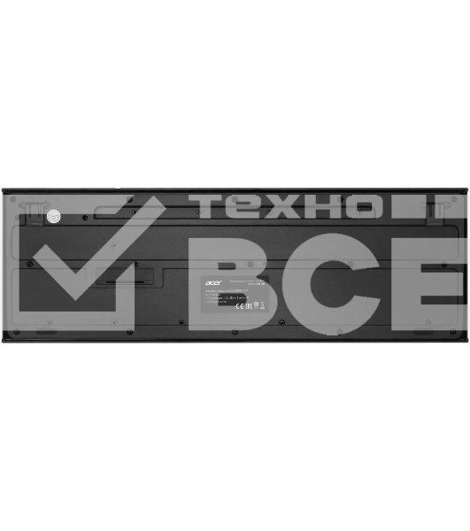 Клавиатура + мышь Acer OKR120 клав:черный мышь:черный USB беспроводная Multimedia