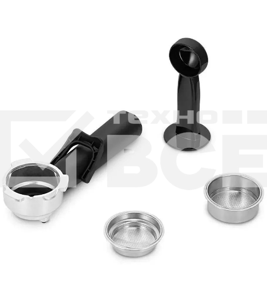 Кофеварка рожковая Kitfort КТ-7375 черный, исп. кофе - зерновой/молотый, 0.75 л, 1150 Вт, 15 бар