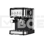 Кофеварка рожковая Scarlett SC-CM33022 серебристый/черный, исп. кофе - молотый, 1.5 л, 1100 Вт, 15 Бар., фото 1