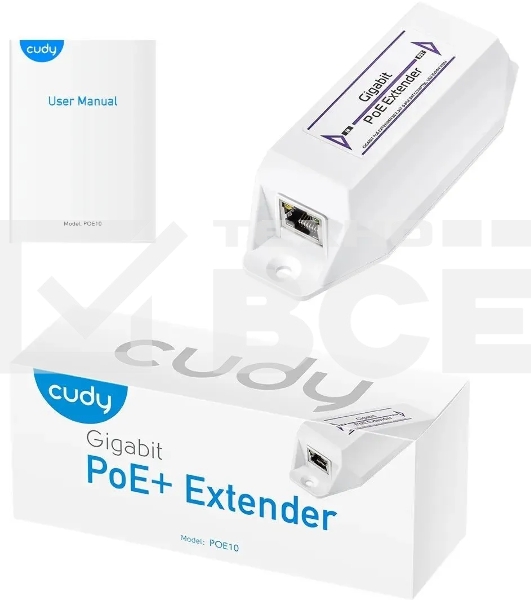 Удлинитель PoE Cudy POE10 10/100/1000BASE-T
