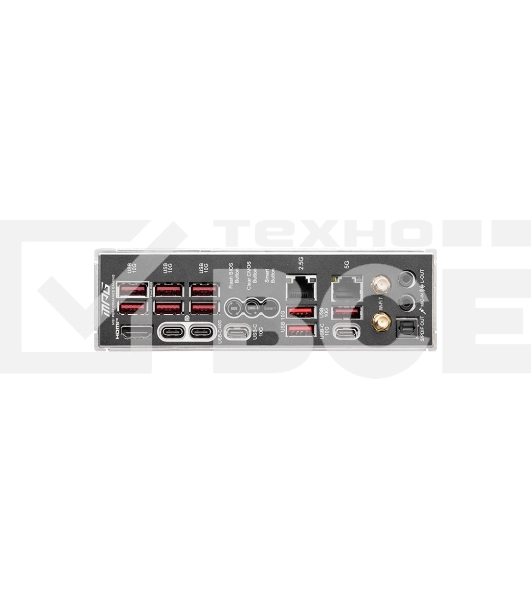 Материнская плата MSI MPG X870E CARBON WIFI, AM5, AMD X870E, 4xDDR5, 4xSATA, 4xM.2, 1xPCIe 5.0 x16, 1xPCIe 5.0 x4, 1xPCIe 4.0 x4, 1xHDMI, 2xUSB-C, 2x1Gb LAN, 9xUSB 3.2 Gen 2, 2xUSB4, 2x3.5 мм, 7.1, ATX