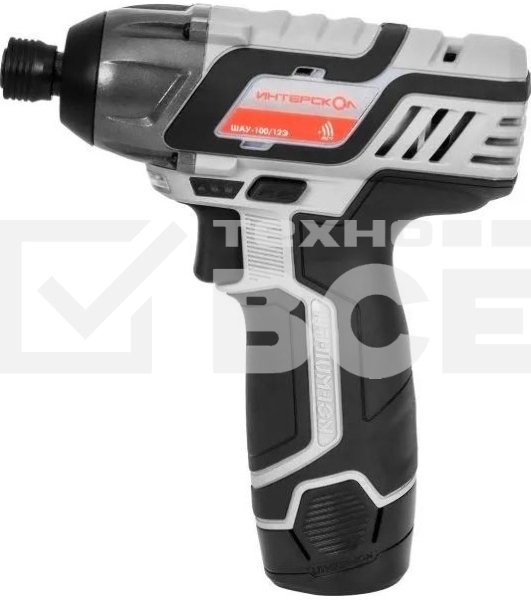 Ударный аккумуляторный шуруповерт ИНТЕРСКОЛ ШАУ-100/12Э (картон, без аккум. и ЗУ)
