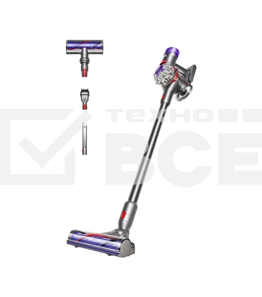 Вертикальный пылесос DYSON V8 Advanced silver nickel 492637-01