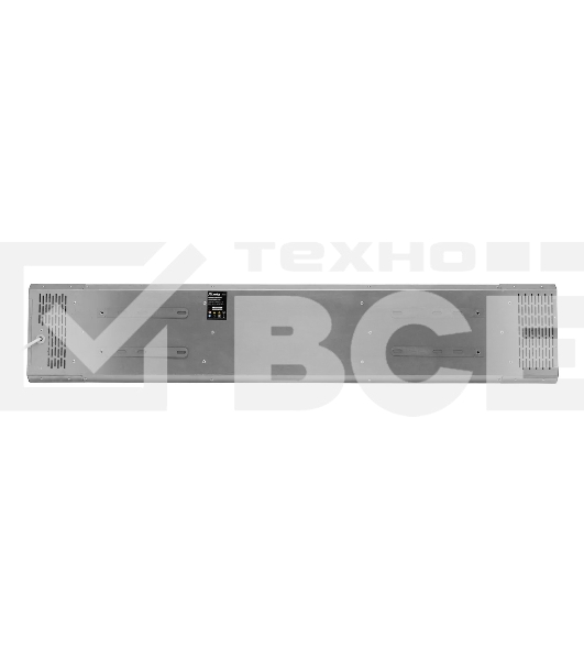 Инфракрасный обогреватель MTX IH-2000, серебристый, 2000 Вт, 20 м2, кабель с вилкой 1,8 м