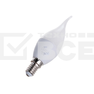 Лампа светодиодная SAFFIT SBC3709 (55130) 9 вт Е14 белый матовая свеча на ветру