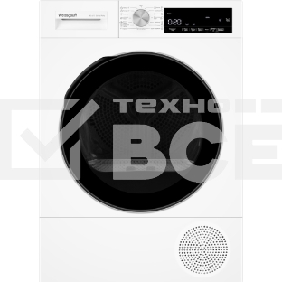 Сушильная машина Weissgauff WD 63121 DS Heat Pump белый, 10 кг, сушка - тепловой насос, программ - 15, 59.6 x 84.5 x 60.9 см