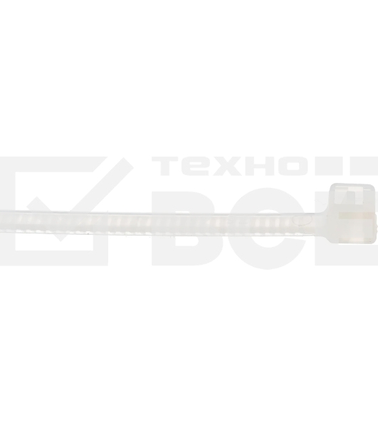 Нейлоновые стяжки Fortisflex КСС 3х100 мм белый 100 штук