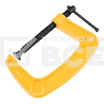 Струбцина Denzel G-образная, усиленная, 100 мм, фото 1