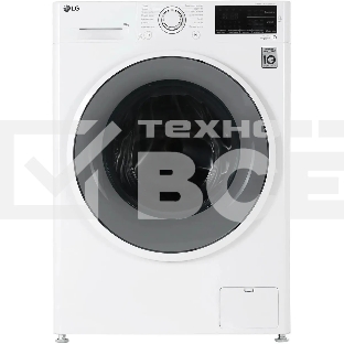 Стиральная машина LG F2J6TN0W 8кг, отжим: 1200об/мин, класс стирки: A, класс отжима: B, дисплей, защита от детей, белый