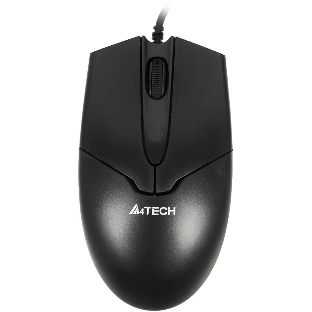 Мышь проводная A4Tech OP-550NU черный, 1000 dpi, USB, кнопки - 3