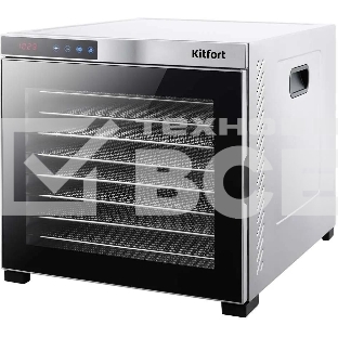 Сушилка для овощей и фруктов Kitfort КТ-1910 10под. 1000 Вт, нержавеющая сталь