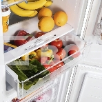 Холодильник Maunfeld MFF176SFW белый двухкамерный 187/75л морозилка снизу, ручная разморозка, фото7