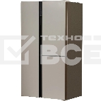 Холодильник Hyundai CS6073FV шампань трехкамерный 329/223л морозилка сбоку, No Frost, Side by Side, фото10