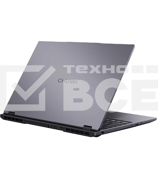 Ноутбук CHUWI GameBook 16'(2560x1600 IPS (300Hz) )/AMD Ryzen 9 7845HX(3Ghz)/32768Mb/1024SSDGb/noDVD/Ext:NVIDIA GeForce RTX 5060(8192Mb)/Cam/BT/WiFi/80WHr/war 1y/2.3kg/Grey/Win11PRO + мышь