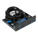 Планка на переднюю панель Gembird FP3.5-USB3-2A-HDA, USB, 2xUSB-A 3.0 + 1xJack 3.5мм, 3.5', фото7