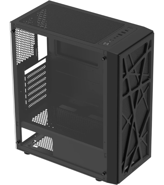 Корпус Formula Mana V2 Black, Midi-Tower, чёрный, без вентиляторов в комплекте