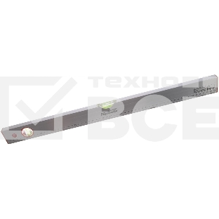 Уровень алюминиевый Sparta 600 мм, 2 глазка, линейка