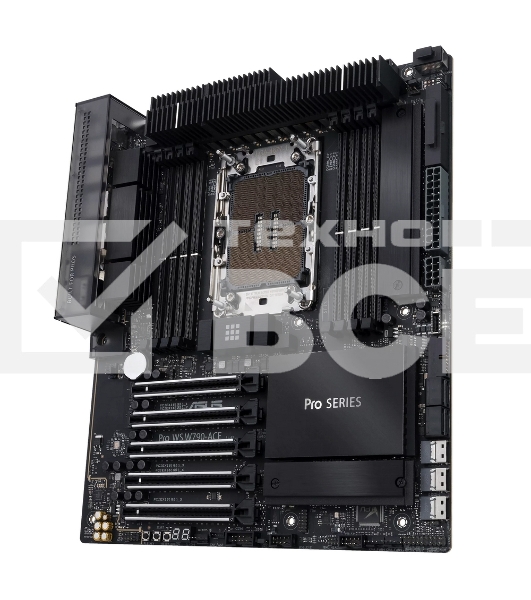 Серверная материнская плата ASUS Pro WS W790-ACE, LGA 4677, Intel W790, 8xDDR5, 4xSATA, 2xM.2, 5xPCIe 5.0 x16, 1xLAN 2.5Gb, 1xLAN 10Gb, 2xUSB 2.0 (9 pin), 1xUSB 3.2 Gen 1 (19 pin), 1xUSB 3.2 Gen 2x2 Type-C, 3.5 мм x5, SSI-CEB