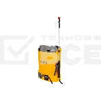 Опрыскиватель аккумуляторный Huter SP-12AC, аккумуляторный, ранцевый, 12л, желтый/черный, фото3