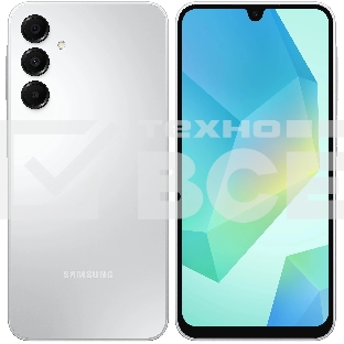 Смартфон Samsung Galaxy A16, 4/128Gb, серебристый