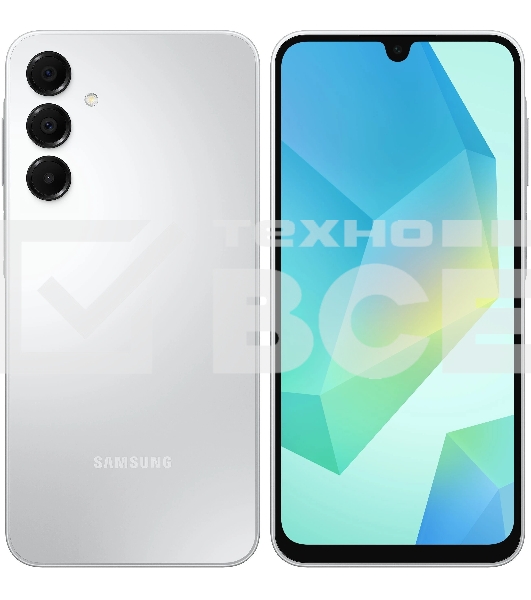 Смартфон Samsung Galaxy A16, 4/128Gb, серебристый