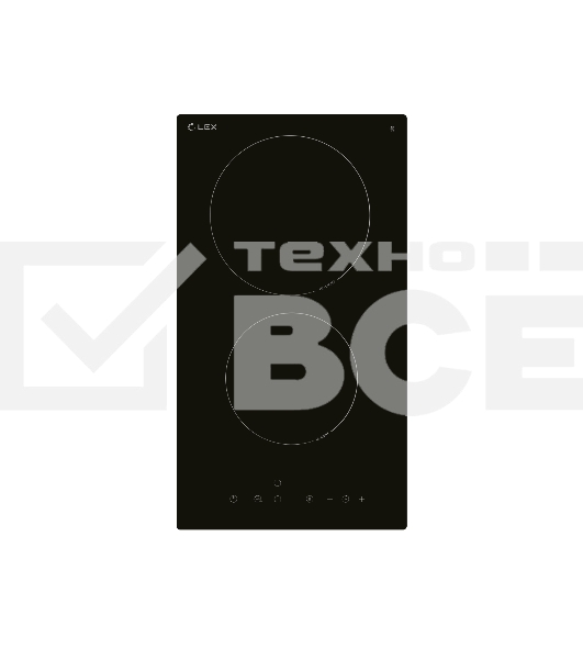 Электрическая варочная панель LEX EVH 320A BL Hi-Light, независимая, черный