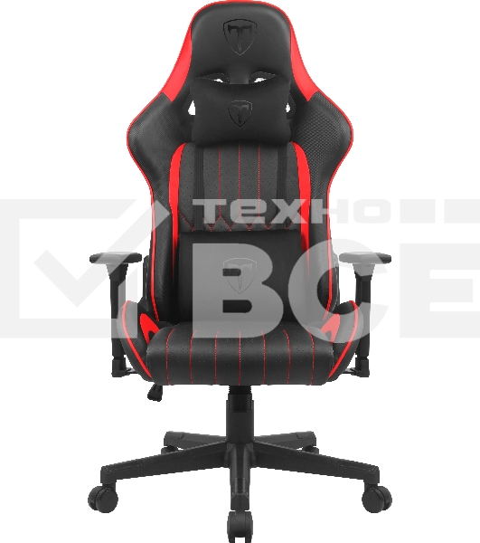 Игровое кресло Defender Pride чер/крас, класс 4, PU, 2 подушки T