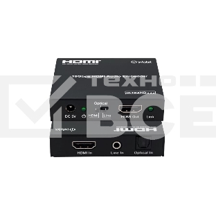 Эмбеддер HDMI 4K60 Infobit [iTrans AE01] HDCP 2.2, RCA и оптический выход