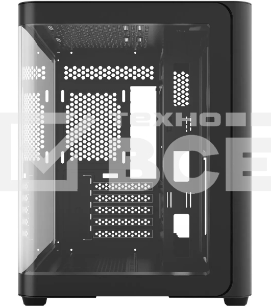 Компьютерный корпус Bloody BD-CC112 черный без БП mATX 9x120мм 2xUSB 3.0 audio bott PSU