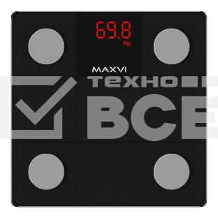 Весы напольные Maxvi BS101 черный