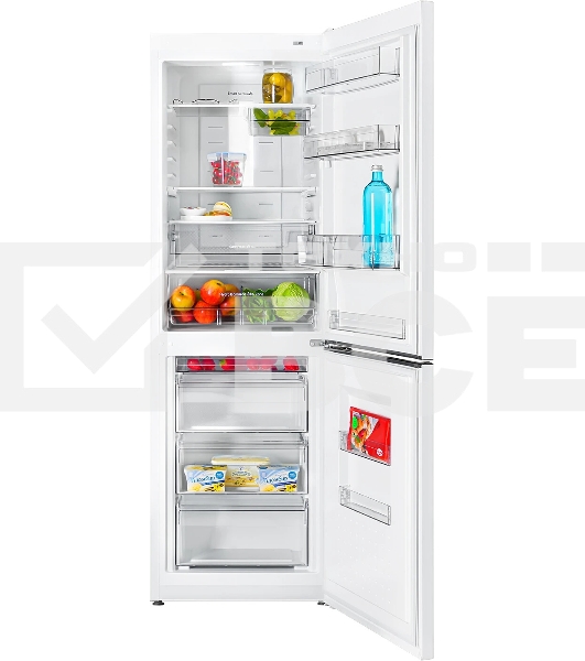 Холодильник Atlant ХМ-4621-109-NW белый двухкамерный 235/94л морозилка снизу, No Frost