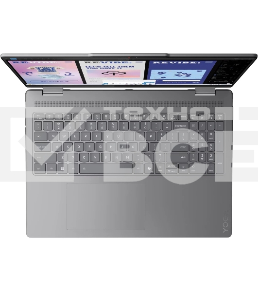 Ноутбук Lenovo Yoga 7 16ILL10 Core Ultra 7 256V 16Gb SSD1Tb Intel Arc 140V 16' OLED Touch 2.8K (2880x1800) без ОС grey WiFi BT Cam (83JT0028RK)