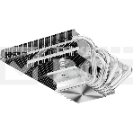 Кулер для процессора PCCooler RC600-67 (125W, 4-pin PWM, 67.5mm, Al, 4x6mm, 1x120мм, 62.5CFM, 32.5dBA, 2300RPM, S: 1851/1700/1200/115X, AM5/AM4, черный), фото3
