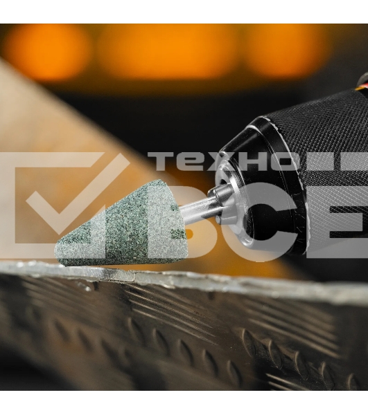 Набор шарошек Denzel абразивных для дрели (ПШМ), 63С, 5 шт.