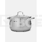 Набор посуды KELLI KL-4209 6 пред. Кастрюля с жаропрочной стекл. крышкой 2.1 л. Кастрюля с жаропрочной стекл. крышкой 3 л. Кастрюля с жаропрочной стекл. крышкой 4 л. Высококачественная нерж. сталь 18/10. 5-ти слойное капсульное дно., фото10