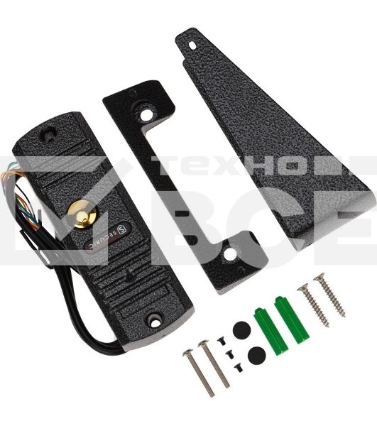 Цветной монитор видеодомофона SECURIC AC-438 7' AHD в комплекте с вызывной видеопанелью с кнопкой