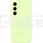 Чехол (клип-кейс) Samsung для Samsung Galaxy S24+ Silicone Case Silicone Case S24+ лайм (EF-PS926TGEGRU), фото 1