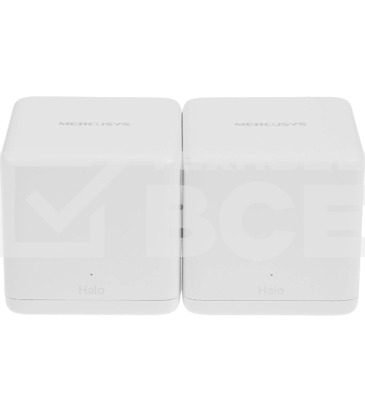 Бесшовный Mesh роутер Mercusys Halo H60X(2-pack) AX1500 10/100/1000BASE-TX белый (упак.:2шт)