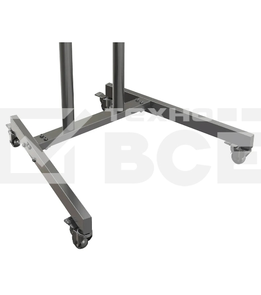 Стойка для телевизора Cactus CS-ST04 черный, 37'-70' макс. 68 кг, напольный, мобильный