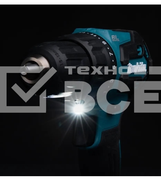 Дрель-шуруповерт Makita DHP490Z аккум. патрон:быстрозажимной